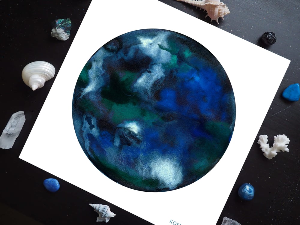Earth Day Special Our Blue Planet Fine Art Print 