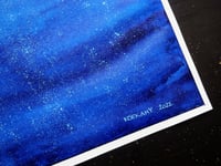 Image 5 of Big Blue Fine Art Print Ink Painting