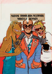 Image 2 of TANK GIRL DETAILS - FINE ART MINI GICLEE PRINT - with poster, art print, and "tiny" print!