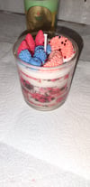 Berries & Cream Candle  W/ Glitz