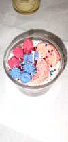 Berries & Cream Candle  W/ Glitz