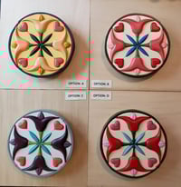 Intarsia Tulip Hex Sign