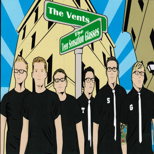 Image of The Teen Sensation Glasses / The Vents - Split (CD)