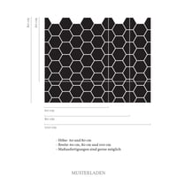 Image 2 of Sichtschutz Folie Bienenwabe, Fensterfolie Sechseck, Blickschutz Glastür