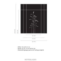 Image 2 of Fenster Deko Folie Sichtschutz mit Gräsern, Glas Folie Dekor, Fensterbild mit Gräsern 