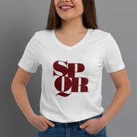 Image 2 of T-Shirt Donna V - SPQR Modern (Nsl005)