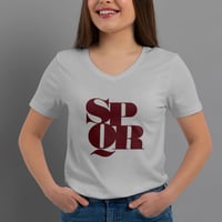 Image 1 of T-Shirt Donna V - SPQR Modern (Nsl005)