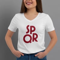 Image 2 of T-Shirt Donna V - SPQR '900 (Nsl006)
