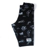 CYCLING SHORTS WOMEN - CAT WALL - BLACK