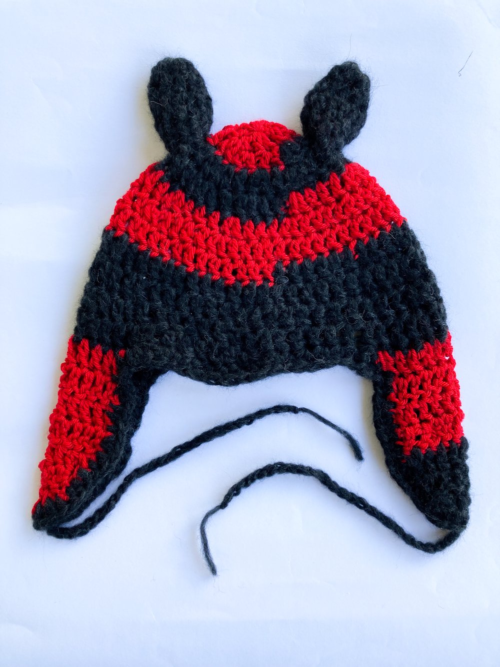 Ladybug Bun Buns Hat
