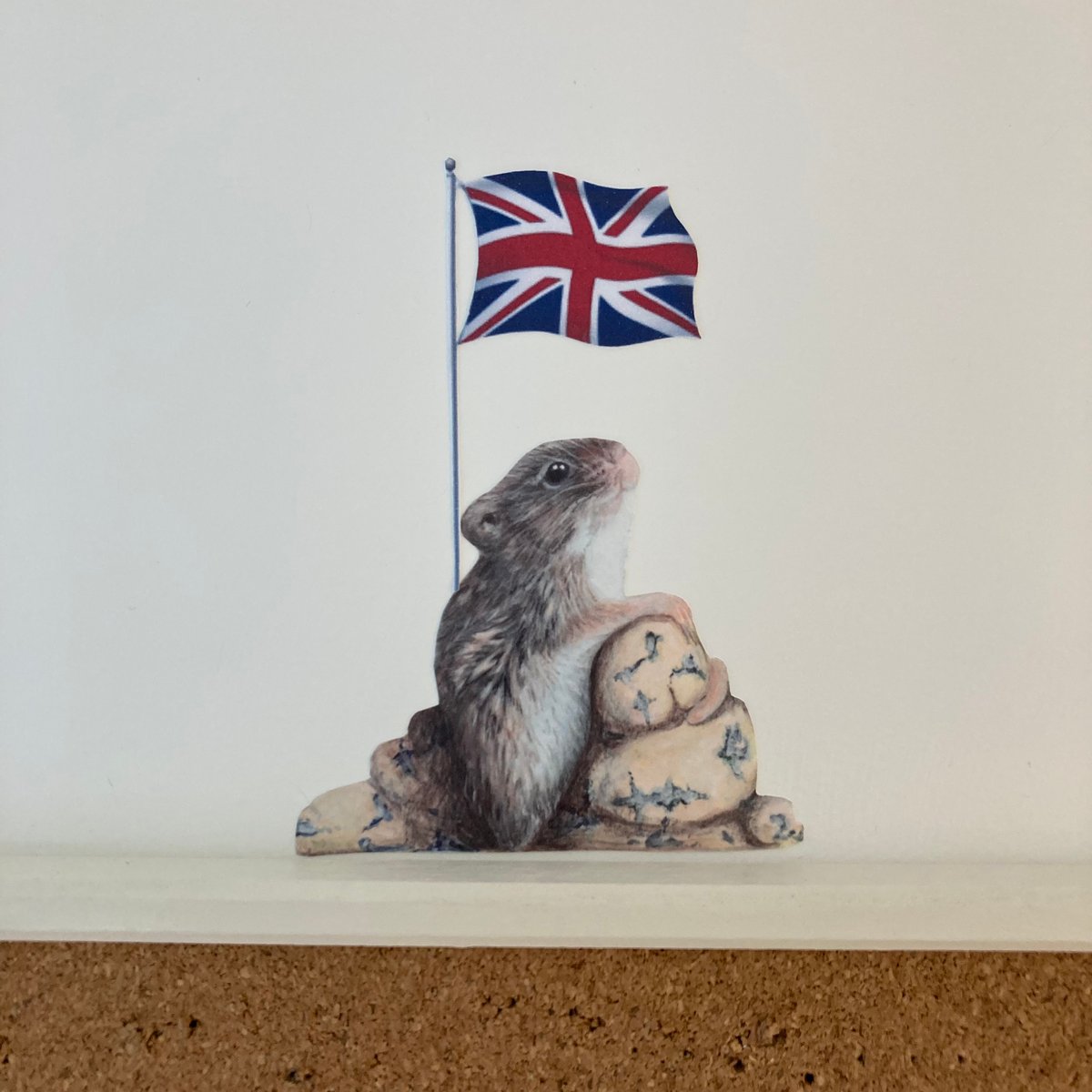 Image of *NEW* Flag Mouse ~ Wall Sticker