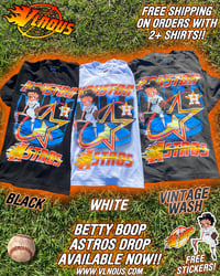 Image 2 of Betty Boop Astros (Black)