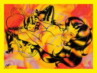 Image 1 of 2 DEVIL GIRLS Silkscreen Print