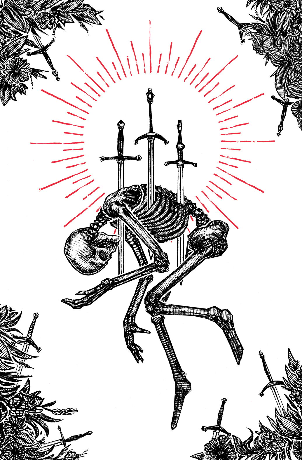 ギミック　US1ドル 骸骨　アート Lost