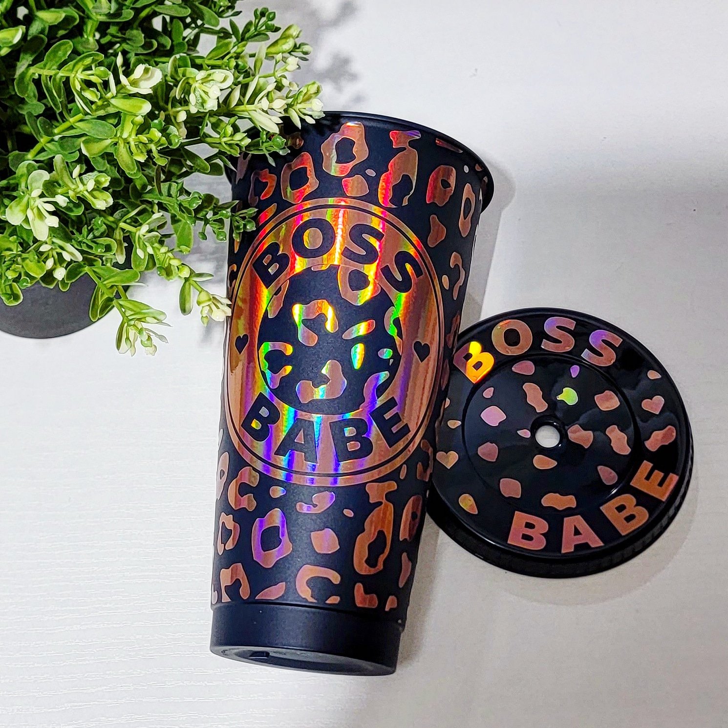 Image of Boss Babe 22oz Cold Liquid Tumbler 