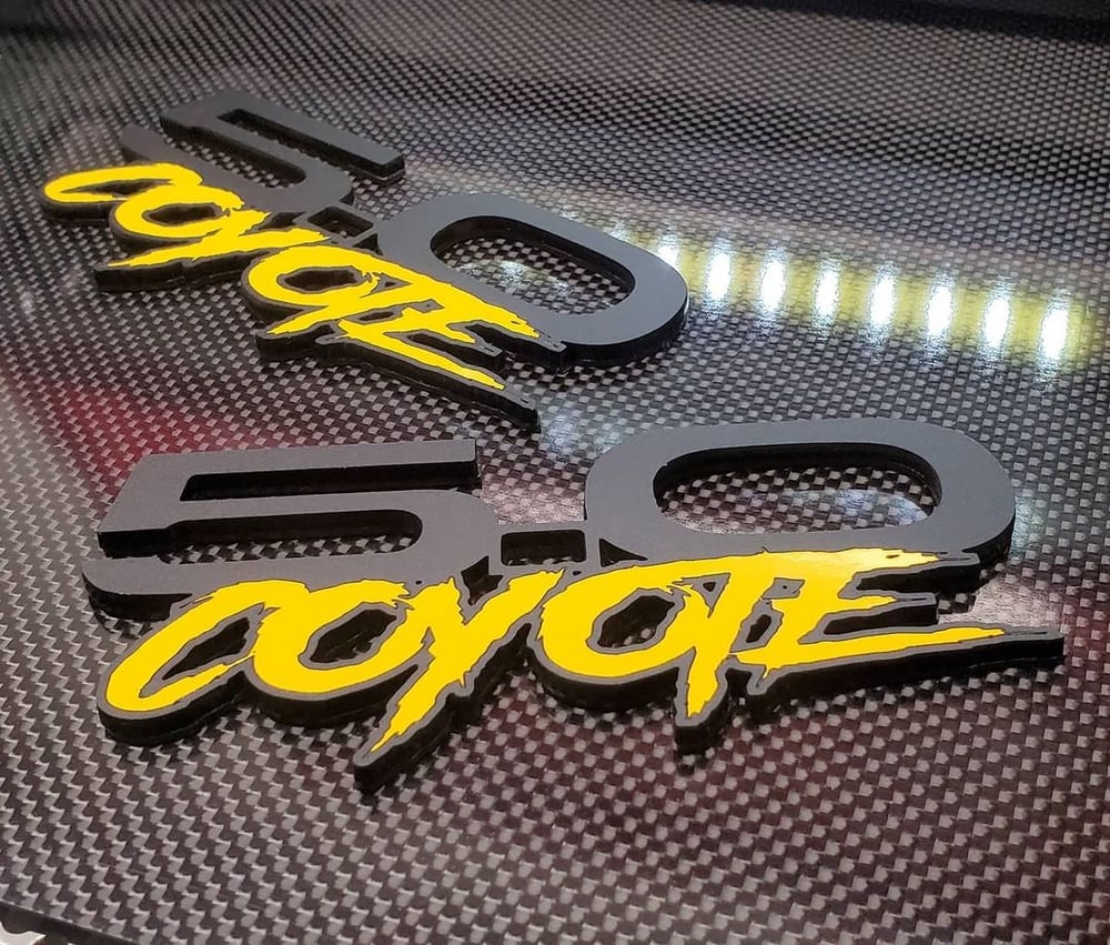 Image of 5.0 Coyote emblem badge 