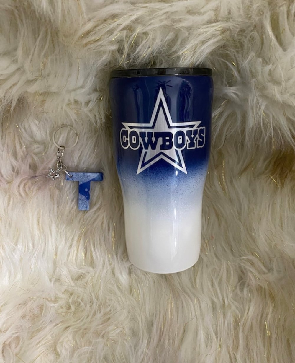 Dallas Cowboys Epoxied Tumbler  Welcome to Bellajay Designs!!!