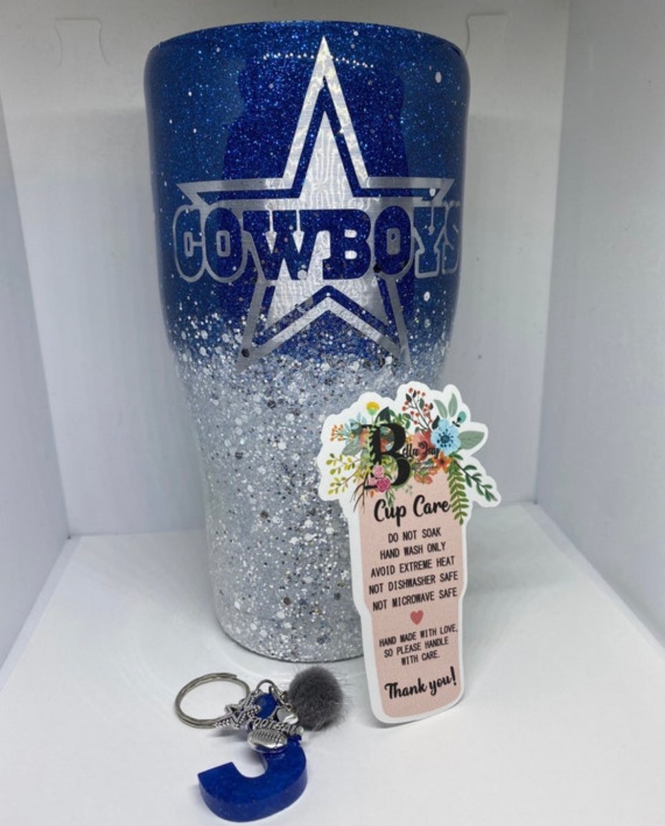 Dallas Cowboys Epoxied Tumbler  Welcome to Bellajay Designs!!!