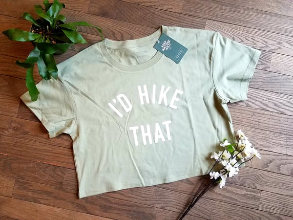 Image of I'd Hike That Crop Tee