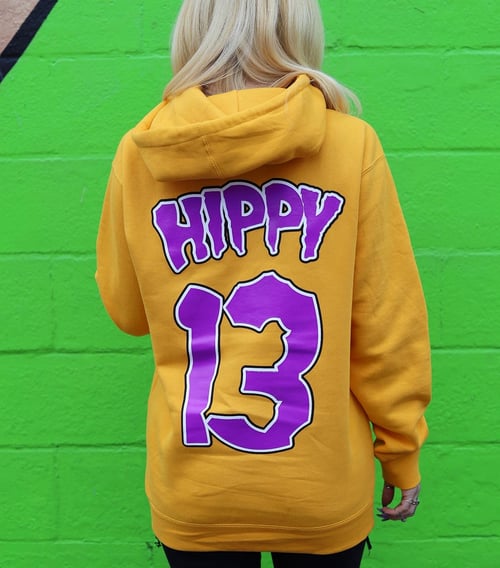 Image of PSYCHEDELIC COWBOY CLUB HEAVYWEIGHT HOODIE IN GOLD