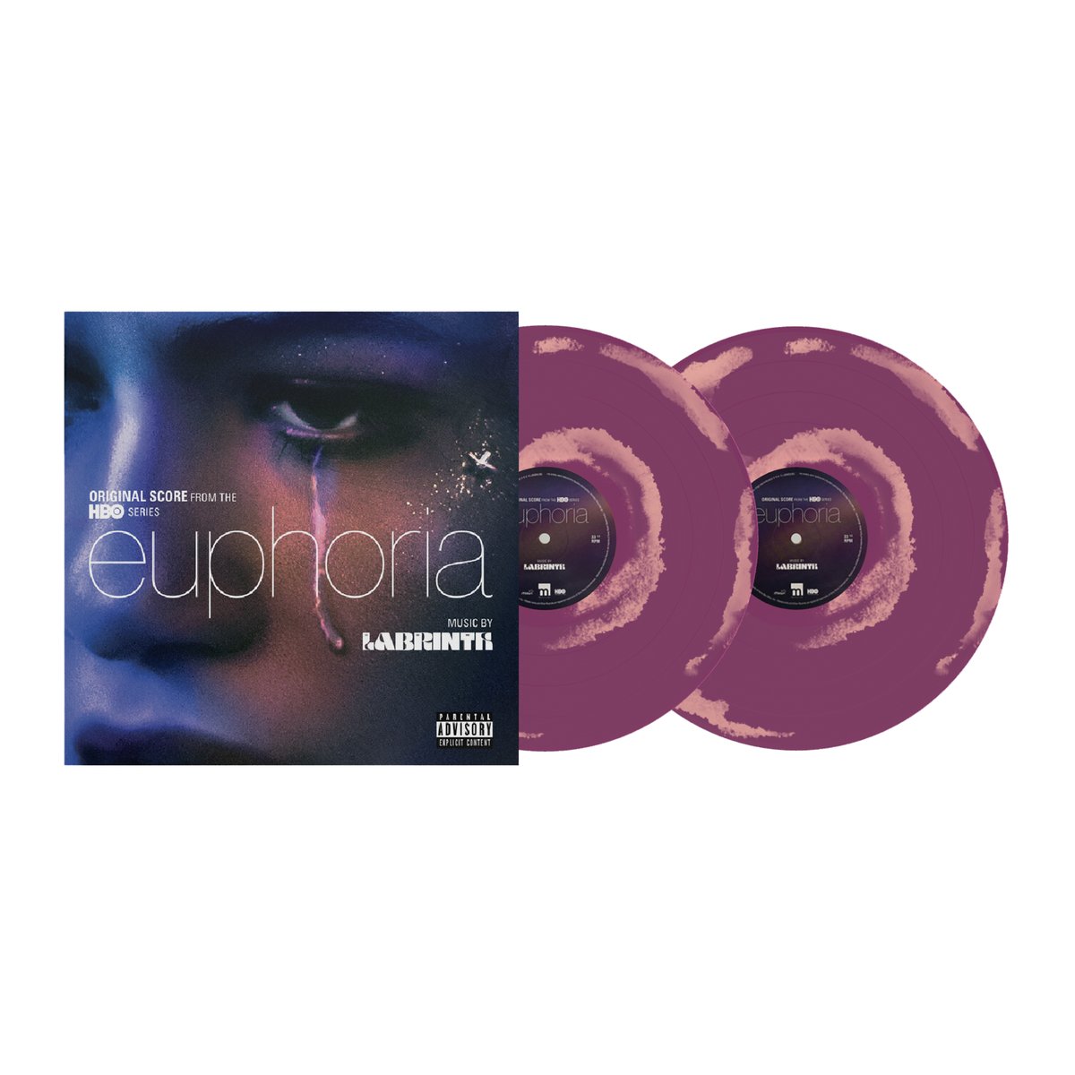 Image of Euphoria (Original Score From The HBO Series) Exclusive Purple and Pink Smash 2LP