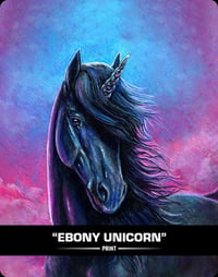 Image 1 of EBONY UNICORN - PRINT