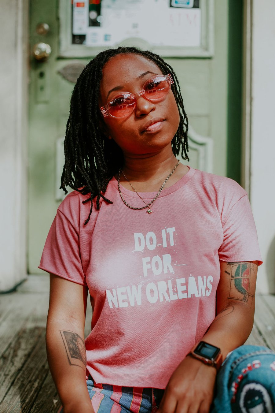 Image of Do It For New Orleans Cropped T-Shirt