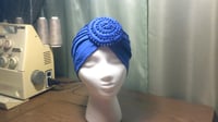 Image 1 of Royal Blue Turban (Swirl Collection) 
