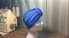 Royal Blue Turban (Swirl Collection) 