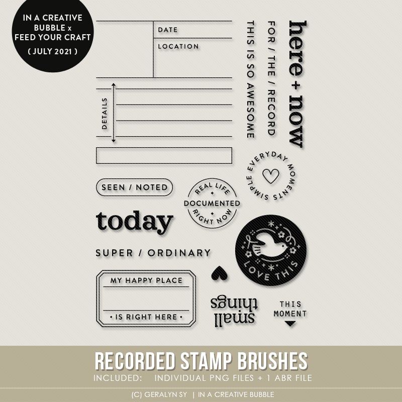 Image of Recorded Stamp Brushes (Digital)