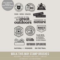 Walk This Way Stamp Brushes (Digital)