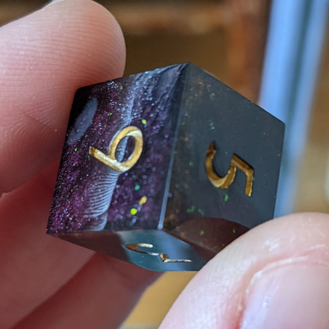 RAW - Gloss finish resin polishing + inking add on