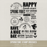 Springtime Stamp Brushes (Digital)