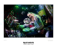 Image 1 of NICKO McBRAIN - IRON MAIDEN - LEGACY OF THE BEAST TOUR**