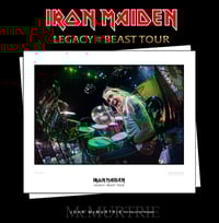 Image 3 of NICKO McBRAIN - IRON MAIDEN - LEGACY OF THE BEAST TOUR**