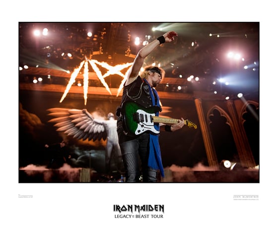 Image of ADRIAN SMITH - IRON MAIDEN - LEGACY OF THE BEAST TOUR