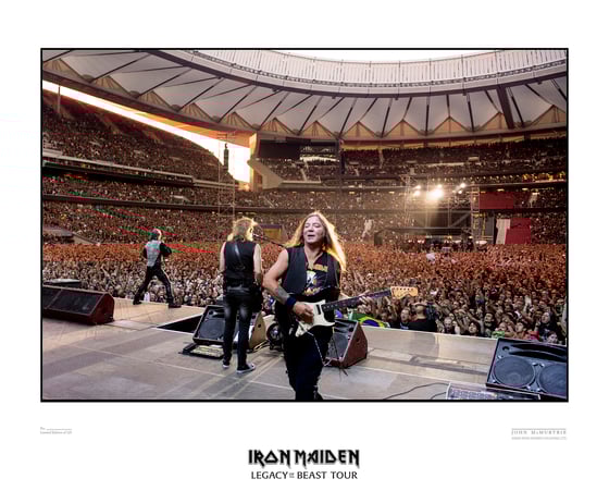 Image of DAVE MURRAY - IRON MAIDEN -LEGACY OF THE BEAST TOUR**