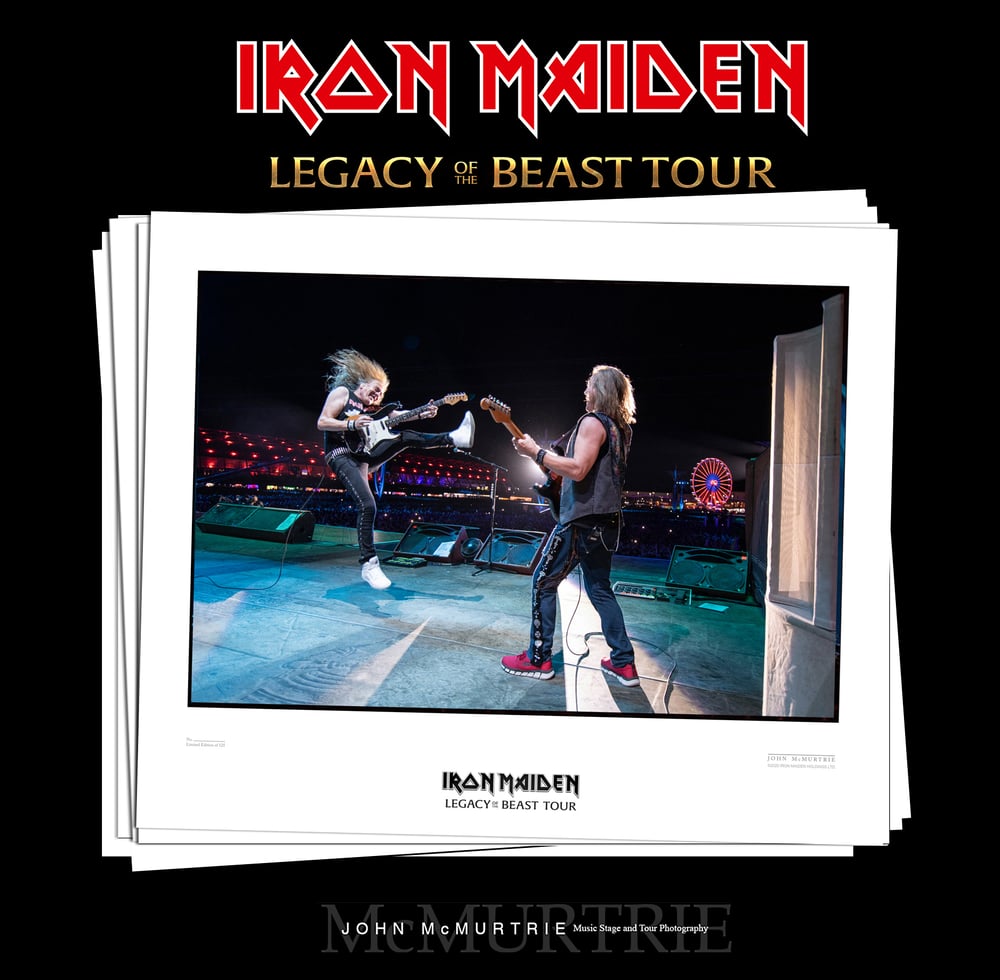 Image of JANICK GERS - IRON MAIDEN - LEGACY OF THE BEAST TOUR