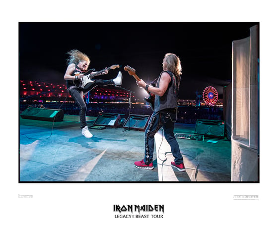 Image of JANICK GERS - IRON MAIDEN - LEGACY OF THE BEAST TOUR