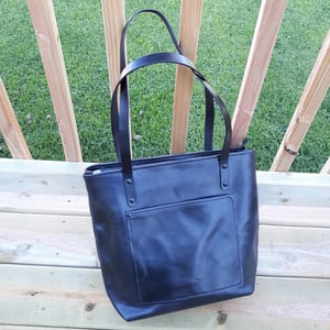 Image of "The Dee Dee" Tote Bag in all Black 