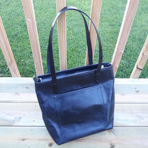 Image of "The Dee Dee" Tote Bag in all Black 