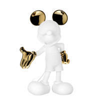 MICKEY WELCOME BICOLOR WHITE GOLD - 30 CM