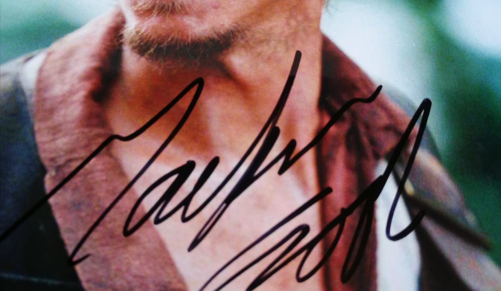 Mackenzie Crook Pirates of the Caribbean Signed 10x8
