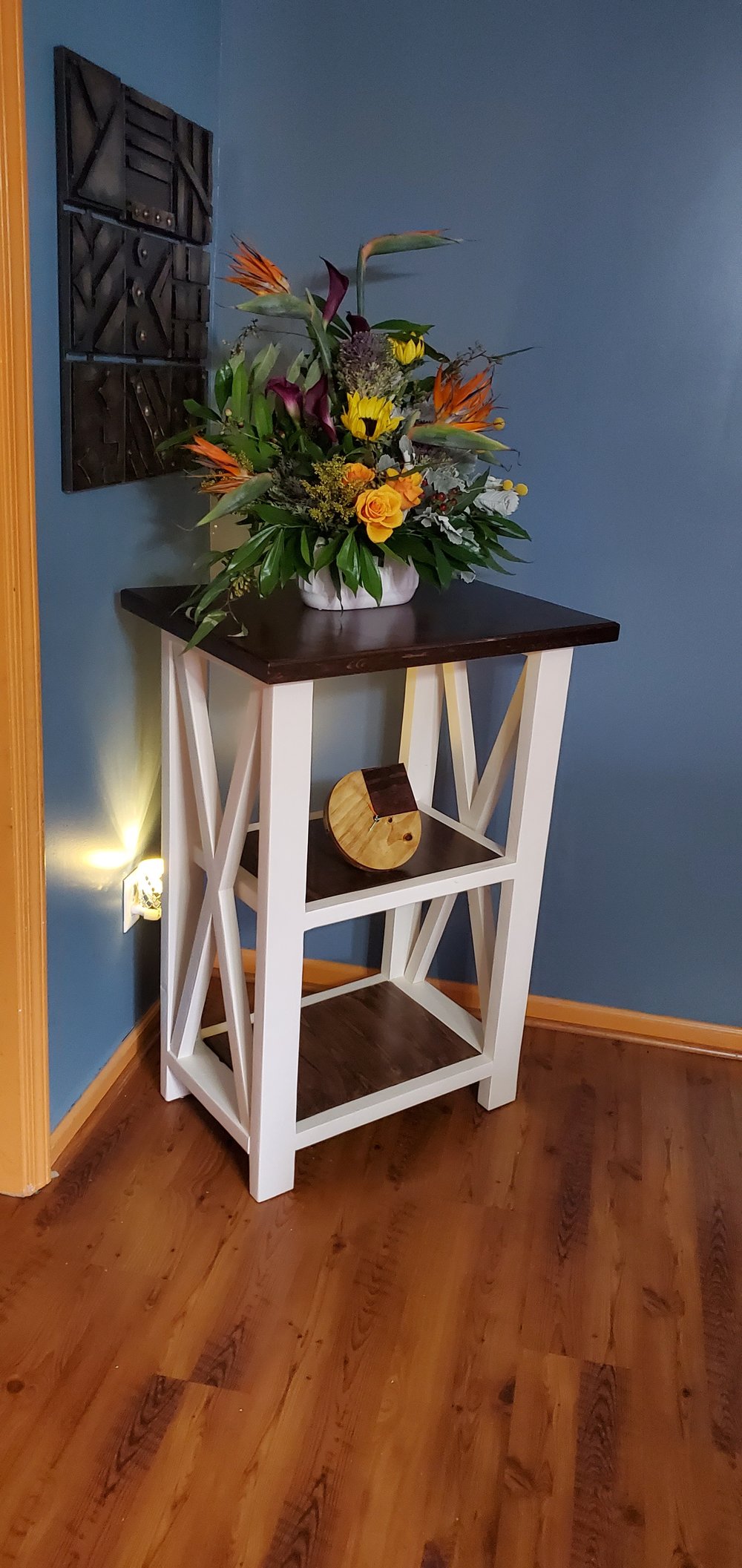 Solid Wood Farmhouse Entrance Table