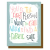 You're the First Person - Gift Card