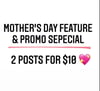 Automatic Instagram Feature  2 posts for $10