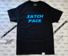 Satch Pack T-Shirt - Black/ Sky Blue