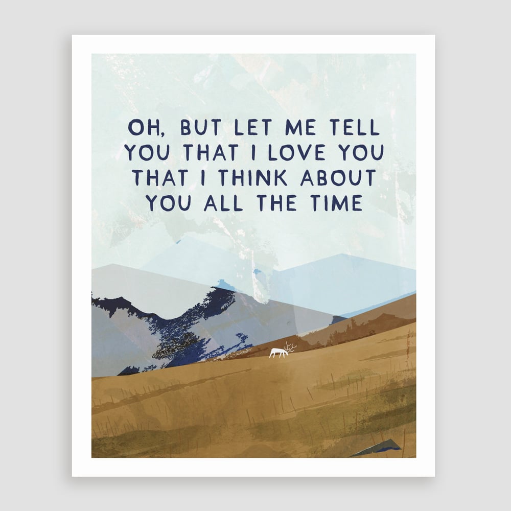 Image of 'Let me tell you' (Print)