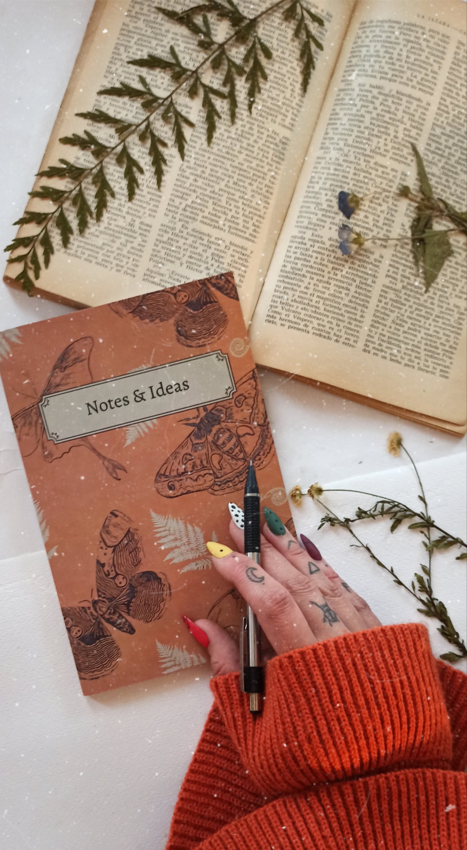 Image of Moths and Ferns Notebook 