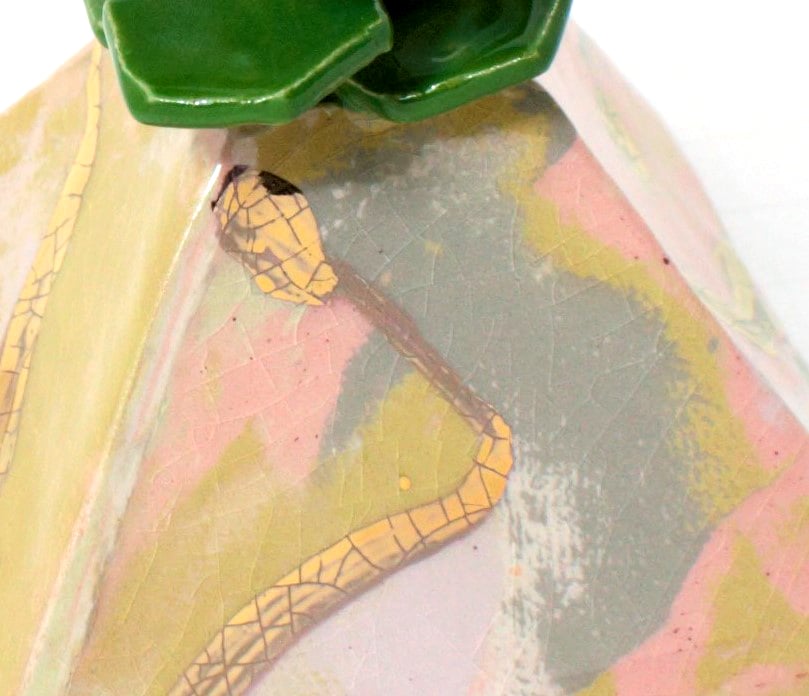 Image of Ceramic Plant Sculpture 